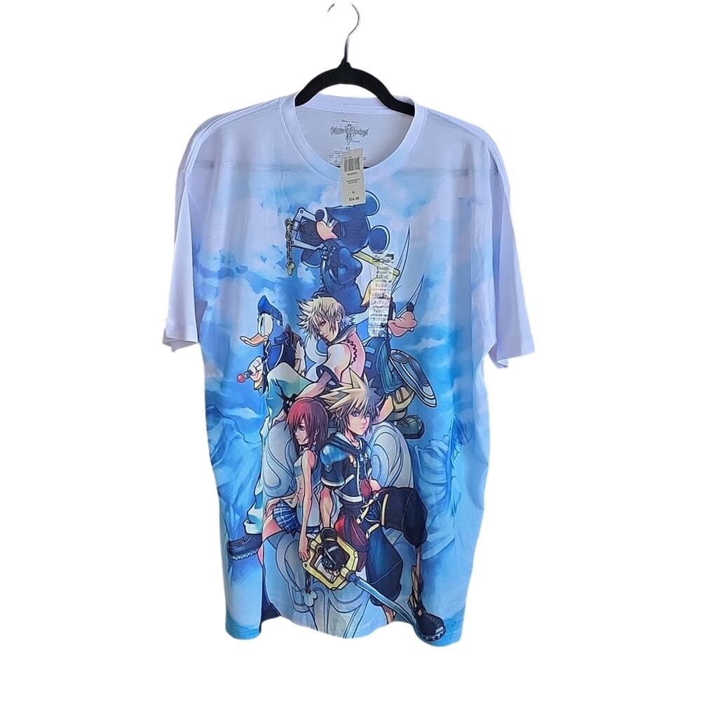 Hot Topic Disney Kingdom Hearts Graphic T-Shirt Mens Size XL NWT